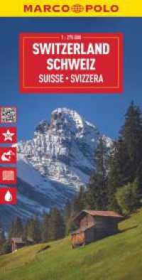 MARCO POLO Reisekarte Schweiz 1:275.000 : Straßenkarte und Autokarte mit sehenswerten Strecken, Highlights und digitaler Erweiterung. 1:275000 （10. Aufl. 2023. 255 mm）