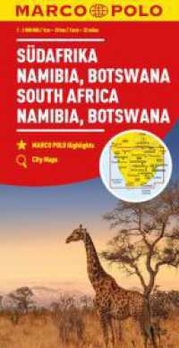 MARCO POLO Kontinentalkarte Südafrika, Namibia, Botswana 1:2 Mio. : 1:2000000 (MARCO POLO Kontinentalkarte) （9. Aufl. 2023. 250 mm）