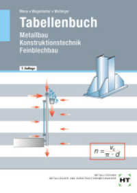 eBook inside: Buch und eBook Tabellenbuch, m. 1 Buch, m. 1 Online-Zugang : Metallbau -- Konstruktionstechnik -- Feinblechbau （7., NED. 2022. 480 S. zahlreiche Abbildungen. 94 mm）