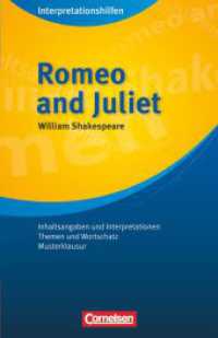 Cornelsen Senior English Library - Literatur - Ab 11. Schuljahr / C1 - Romeo and Juliet : Inhaltsangaben und Interpretationen - Themen und Wortschatz - Musterklausur. Ab 11. Schuljahr (Cornelsen Senior English Library) （2007. 100 S. 19 cm）