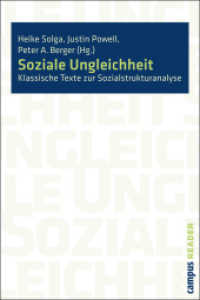 Soziale Ungleichheit : Klassische Texte zur Sozialstrukturanalyse (Campus Reader) （2009. 492 S. 17 Abbildungen, 13 Tabellen. 154 x 230 mm）
