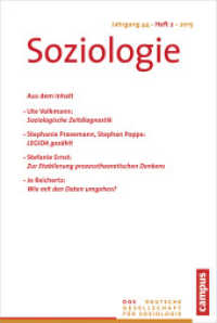 Soziologie 2.2015 : Forum der Deutschen Gesellschaft für Soziologie (Soziologie 15/2)