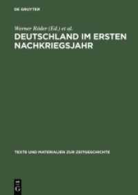 Deutschland im ersten Nachkriegsjahr : Berichte von Mitgliedern des Internationalen Sozialistischen Kampfbundes (ISK) aus dem besetzten Deutschland 1945/46 (Texte und Materialien zur Zeitgeschichte 10)