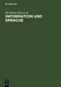 Information und Sprache : Beiträge zu Informationswissenschaft， Computerlinguistik， Bibliothekswesen und verwandten Fächern. Festschrift für Harald H. Zimmermann