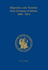 Migration and Transfer from Germany to Britain 1660 to 1914 : Historical Relations and Comparisons (Prinz-Albert-Forschungen .3)