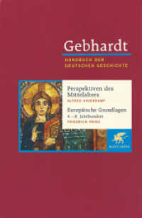 Gebhardt Handbuch der Deutschen Geschichte / Perspektiven deutscher Geschichte während des Mittelalters. Europäische Gru (Gebhardt Handbuch der Deutschen Geschichte 1) （10. Aufl. 2004. 647 S. Orts- u. Sachreg., Personenreg. 49x139 mm）