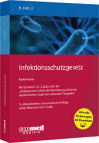 Infektionsschutzgesetz, m. 1 Buch, m. 1 Online-Zugang : Kommentar （9. Aufl. 2025. 550 S. Mit Download. 210 mm）