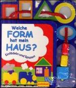 Welche Form hat mein Haus?, m. kleiner Spielzeug-Eisenbahn am Band : Einfädeln und Spielen （2001. 14 S. m. zahlr. bunten Bild. 15 cm）