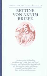 Werke und Briefe. 9 Briefe : Hrsg. v. Heinz Härtl, Ulrike Landfester u. a. (Bibliothek deutscher Klassiker Bd.186) （2004. 1295 S. 12 Bildtaf. 195 mm）