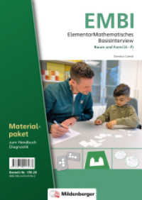 ElementarMathematisches BasisInterview (EMBI) · Raum und Form · Materialpaket - Neubearbeitung : Zum Handbuch Diagnostik (EMBI - Raum und Form ElementarMathematisches Basisinterview - Neubearbeitung) （2025. 40 S. Deckblatt (vierf.), 38 Blatt (einseitig bedruckt, vierf.),）