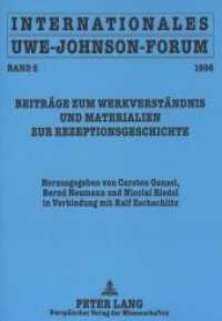 Internationales Uwe-Johnson-Forum. Band 5 (1996) : Beiträge zum Werkverständnis und Materialien zur Rezeptionsgeschichte (Internationales Uwe-Johnson-Forum .5) （Neuausg. 1996. 217 S. 210 mm）
