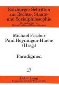 Paradigmen : Facetten einer Begriffskarriere (Rechts-, Sozial- und Wirtschaftsphilosophie .17) （Neuausg. 1997. 309 S. 210 mm）