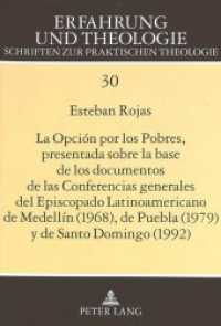 La Opción por los Pobres, presentada sobre la base de los documentos de las Conferencias generales del Episcopado Latino : Dissertationsschrift (Erfahrung und Theologie .30) （Neuausg. 1998. XIX, 363 S. 210 mm）