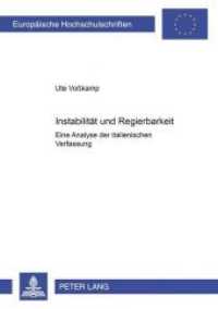 Instabilität und Regierbarkeit : Eine Analyse der italienischen Verfassung. Dissertationsschrift (Europäische Hochschulschriften Recht .3228) （2001. XL, 256 S. 210 mm）