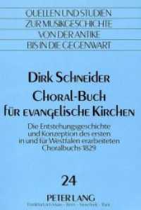 Choral-Buch f&uuml;r evangelische Kirchen (Quellen und Studien zur Musikgeschichte von der Antike bis in die Gegenwart. Sources and Studies in .24) （Neuausg. 1990. 533 S. 210 mm）