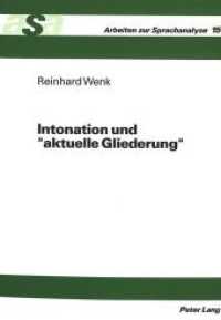 Intonation und "aktuelle Gliederung" : Experimentelle Untersuchungen an slavischen Entscheidungs- und Ergänzungsfragen. Habilitationsschrift (Arbeiten zur Sprachanalyse .15) （Neuausg. 1992. 399 S. 210 mm）