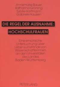 Die Regel der Ausnahme: Hochschulfrauen : Eine empirische Untersuchung über Lebensumstände von Wissenschaftlerinnen an den Universitäten des Landes Baden-Württemberg （Neuausg. 1993. 169 S. 210 mm）
