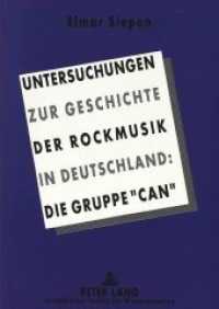 Untersuchungen zur Geschichte der Rockmusik in Deutschland: : Die Gruppe "CAN". Dissertationsschrift （Neuausg. 1994. 213 S. 210 mm）