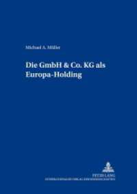 Die GmbH & Co. KG als Europa-Holding : Dissertationsschrift (Freiburger Steuerforum .9) （2004. 348 S. 210 mm）