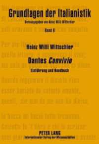 Dantes "Convivio" : Einführung und Handbuch- Erschriebene Immanenz (Grundlagen der Italianistik .9) （2008. 482 S. 210 mm）