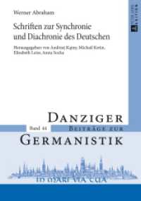 Schriften zur Synchronie und Diachronie des Deutschen : Herausgegeben von Andrzej Katny, Michail Kotin, Elisabeth Leiss und Anna Socka (Danziger Beiträge zur Germanistik .44) （2013. 517 S. 210 mm）