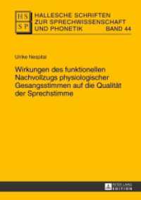 Wirkungen des funktionellen Nachvollzugs physiologischer Gesangsstimmen auf die Qualitaet der Sprechstimme (Hallesche Schriften Zur Sprechwissenschaft Und Phonetik)