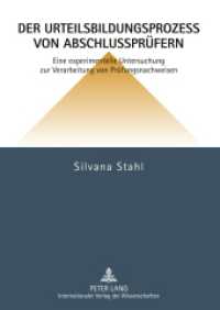 Der Urteilsbildungsprozess von Abschlussprüfern : Eine experimentelle Untersuchung zur Verarbeitung von Prüfungsnachweisen. Dissertationsschrift （2011. 234 S. 210 mm）