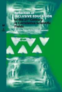 Reflection of Inclusive Education of the 21 st Century in the Correlative Scientific Fields : How to Turn Risks into Chances (Spectrum Slovakia .2) （2014. 168 S. 24 cm）