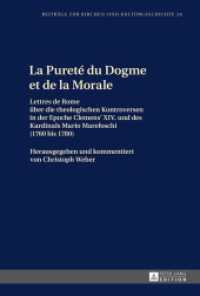 La Pureté du Dogme et de la Morale : Lettres de Rome über die theologischen Kontroversen in der Epoche Clemens XIV. und des Kardinals Mario Marefoschi (1760 bis 1780) (Beiträge zur Kirchen- und Kulturgeschichte Bd.26) （2016. 639 S. 230 mm）