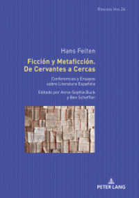 Ficción y Metaficción. De Cervantes a Cercas : Conferencias y Ensayos sobre Literatura Española. Editado por Anna-Sophia Buck y Ben Scheffler (Romania Viva .26) （2018. 190 S. 210 mm）