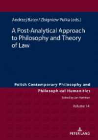 A Post-Analytical Approach to Philosophy and Theory of Law (Studies in Philosophy, History of Ideas and Modern Societies 14) （2019. 194 S. 210 mm）