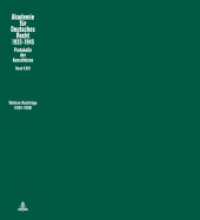 Weitere Nachträge (1934 - 1939) (Akademie für Deutsches Recht 1933-1945 23) （2019. 736 S. 23 cm）