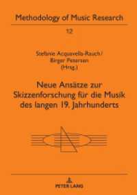 Neue Ansätze zur Skizzenforschung für die Musik des langen 19. Jahrhunderts (Methodology of Music Research 12) （2020. 206 S. 67 Abb. 210 mm）
