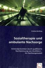 Sozialtherapie und ambulante Nachsorge : Kriminalprävention durch qualifizierte Nachbetreuung von Straftätern - Ein Nachsorgemodell （2008. 220 S. 220 mm）