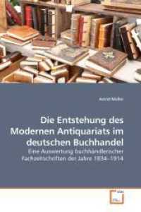 Die Entstehung des Modernen Antiquariats im deutschen Buchhandel