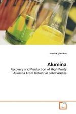 Alumina : Recovery and Production of High Purity Alumina From Industrial Solid Wastes （2010. 184 S.）