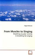 From Muscles to Singing : Breathing muscles  activity in breathing for singing （2010. 148 S.）