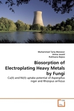 Biosorption of Electroplating Heavy Metals by Fungi : Cu(II) and Ni(II) uptake potential of Aspergillus niger and Rhizopus arrhizus （2011. 56 S.）