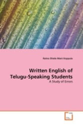 Written English of Telugu-Speaking Students : A Study of Errors （2011. 376 S.）