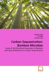 Carbon Sequestration: Bamboo Microbes : Study of Soil Microbial Parameters of Bamboo with Special Reference to Carbon Sequestration （2011. 108 S.）