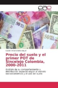 Precio del suelo y el primer POT de Sincelejo Colombia, 2000-2011 : An&aacute;lisis de su comportamiento y distribuci&oacute;n espacial seg&uacute;n el estrato socioecon&oacute;mico y el uso del suelo （2016. 96 S. 220 mm）
