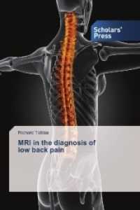 MRI in the diagnosis of low back pain （2018. 92 S. 220 mm）