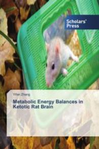 Metabolic Energy Balances in Ketotic Rat Brain （2014. 200 S. 220 mm）