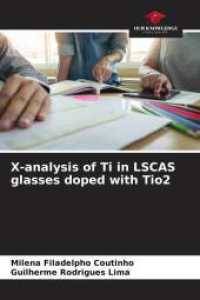X-analysis of Ti in LSCAS glasses doped with Tio2 （2025. 72 S. 220 mm）