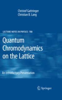 Quantum Chromodynamics on the Lattice : An Introductory Presentation (Lecture Notes in Physics) 〈Vol. 788〉