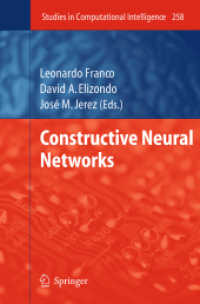 Constructive Neural Networks 〈Vol. 258〉