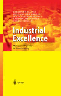 Industrial Excellence : Management Quality in Manufacturing
