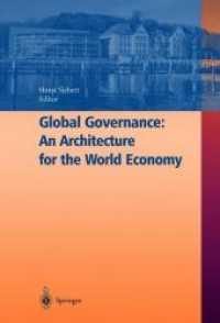 Global Governance : An Architecture for the World Economy