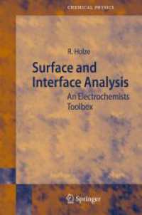 Surface and Interface Analysis : An Electrochemists Toolbox (Springer Series in Chemical Physics Vol.74)