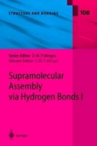 Supramolecular Assembly Via Hydrogen Bonds I (Structure and Bonding)
